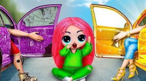 Бедная и богатая близняшки / 30 идей для кукол ЛОЛ