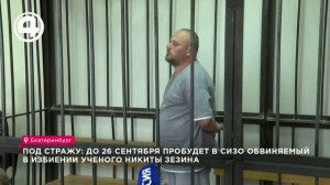 Обвиняемого в избиении учёного Никиты Зезина отправили в СИЗО до 26 сентября