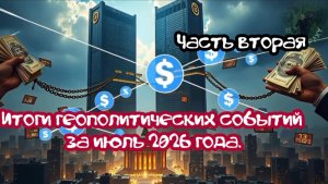 Итоги геополитических событий за июль 2026 года. Часть вторая