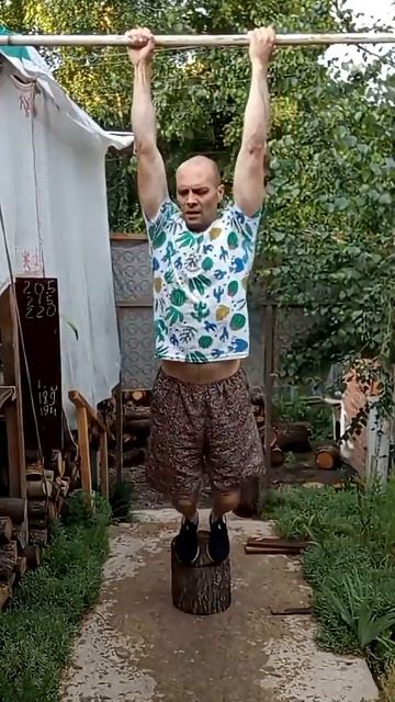 600 подтягиваний за 2 часа, разнохват