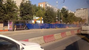 Обзор строительства Липецкой Бирюлёвской линии из автобуса
