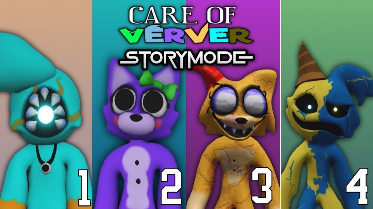 CARE OF VERVER STORYMODE — Главы (1,2,3,4) Полный игровой процесс!