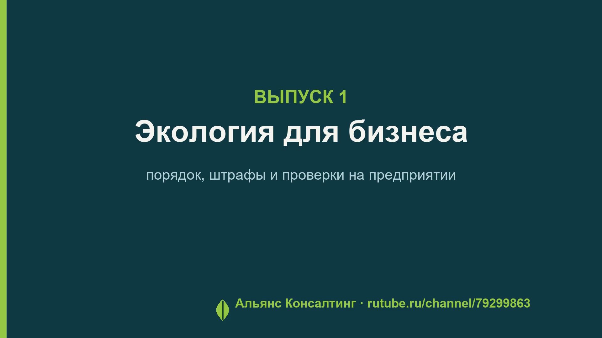Экология для бизнеса — Cute выпуск 1: порядок, штрафы и проверки