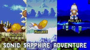 Sonic Classic Sim «Соник Сапфирное Приключение»! Приключение создано мной V1