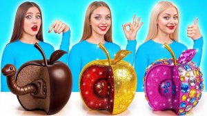 Рич против Брук против Giga Rich Food Challenge # СДЕЛАЙТЕ смешные моменты