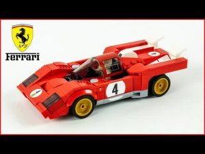 Сборка конструктора LEGO Speed Champions 1970 Ferrari 512 M