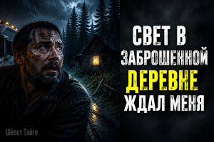 Свет в окне заброшенной деревни оказался не случайностью