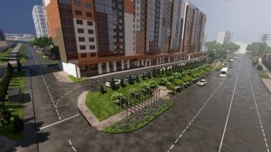 Центральный проспект ЖК Городу у Моря в2