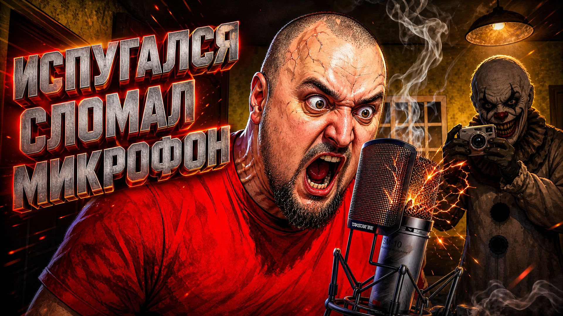 ИСПУГАЛСЯ 💀 СЛОМАЛ МИКРОФОН! СИМУЛЯТОР ФОТОАТЕЛЬЕ ХОРРОР PHOTOMALY.