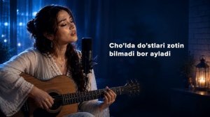 Yulduz Usmonova - «Do'stga zor bo'lgan kunim» | Acoustic Cover + Karaoke [Full HD]