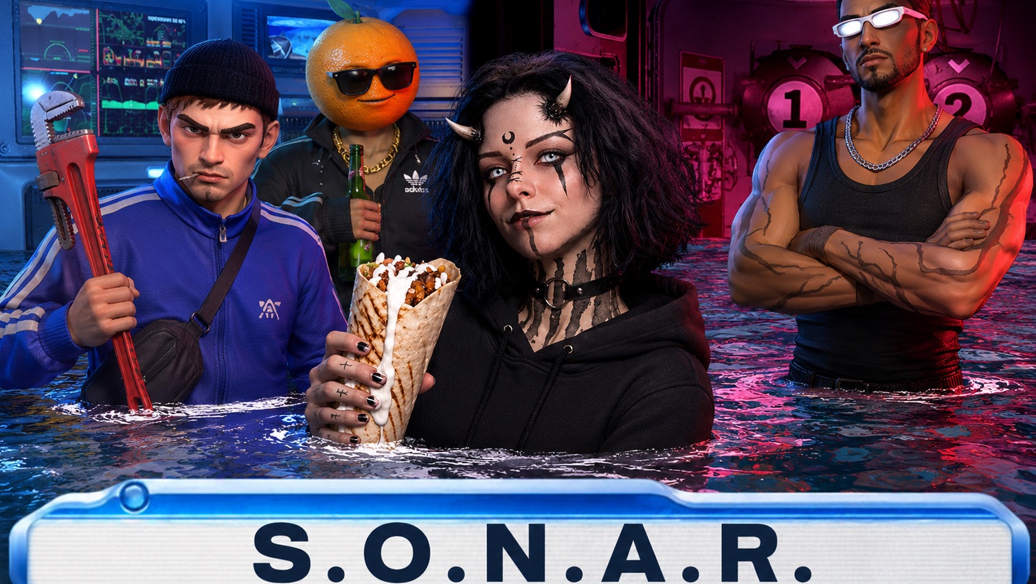 🟦S.O.N.A.R.🟦кооп игра про подводную лодку🟦
