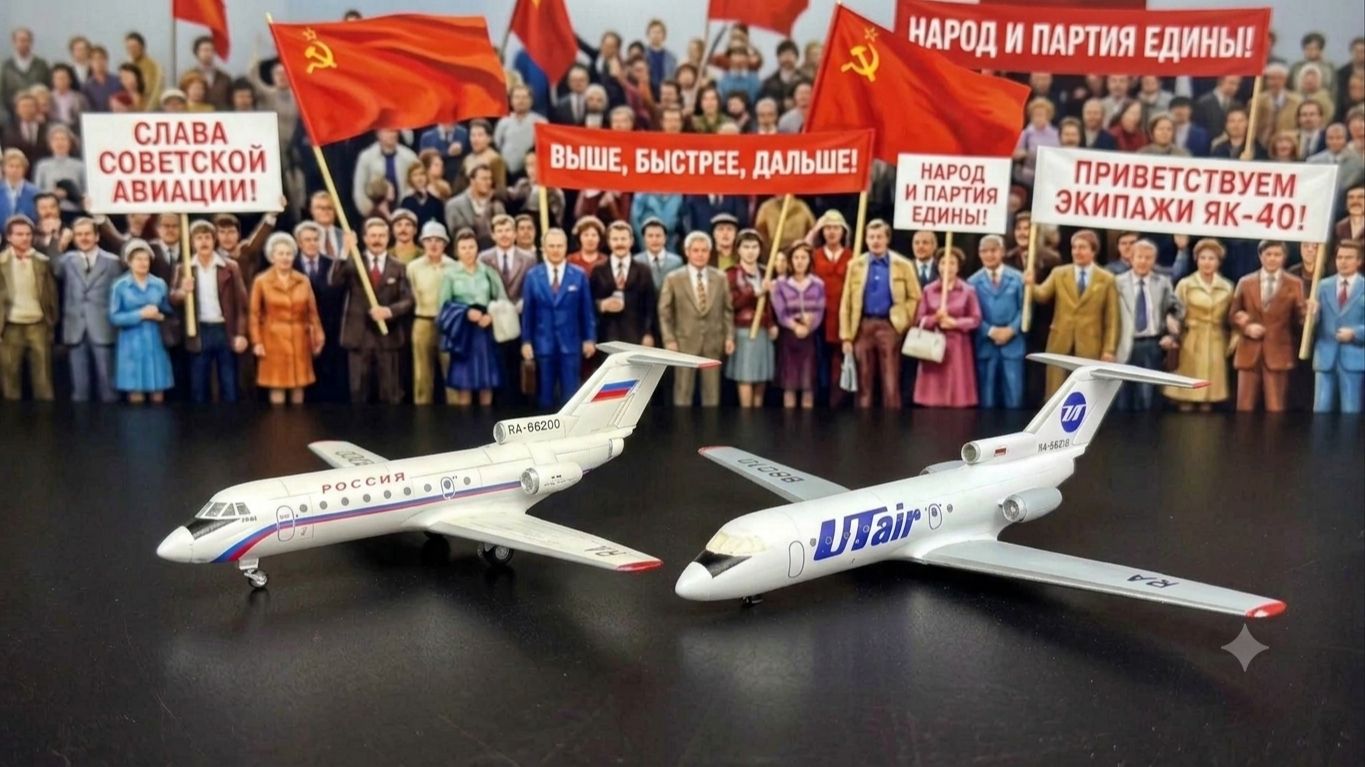 Як-40. Слава советской авиации.