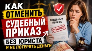 Как отменить судебный приказ без юриста и не потерять деньги