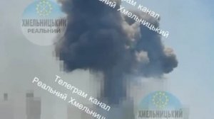 ‼️🇺🇦💥Мощные взрывы сотрясают Хмельницкий: детонируют боеприпасы Продолжается вторичная детонация