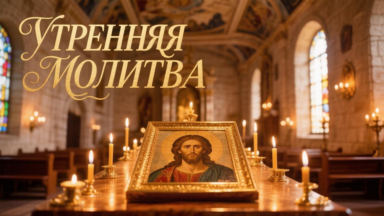 Утренняя молитва придаст сил и веры
