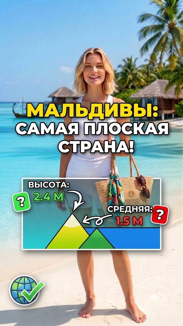 Самая плоская страна в мире!