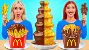 Шоколадный Фонтан Челлендж # Едим только сладости 24 часа c Multi DO Challenge