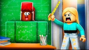 ( владос  играет) БЕШЕНЫЙ УЧИТЕЛЬ БЕЖИТ ЗА ТОБОЙ!😱 СБЕГИ ИЛИ ПРОИГРАЕШЬ! РОБЛОКС #Владос