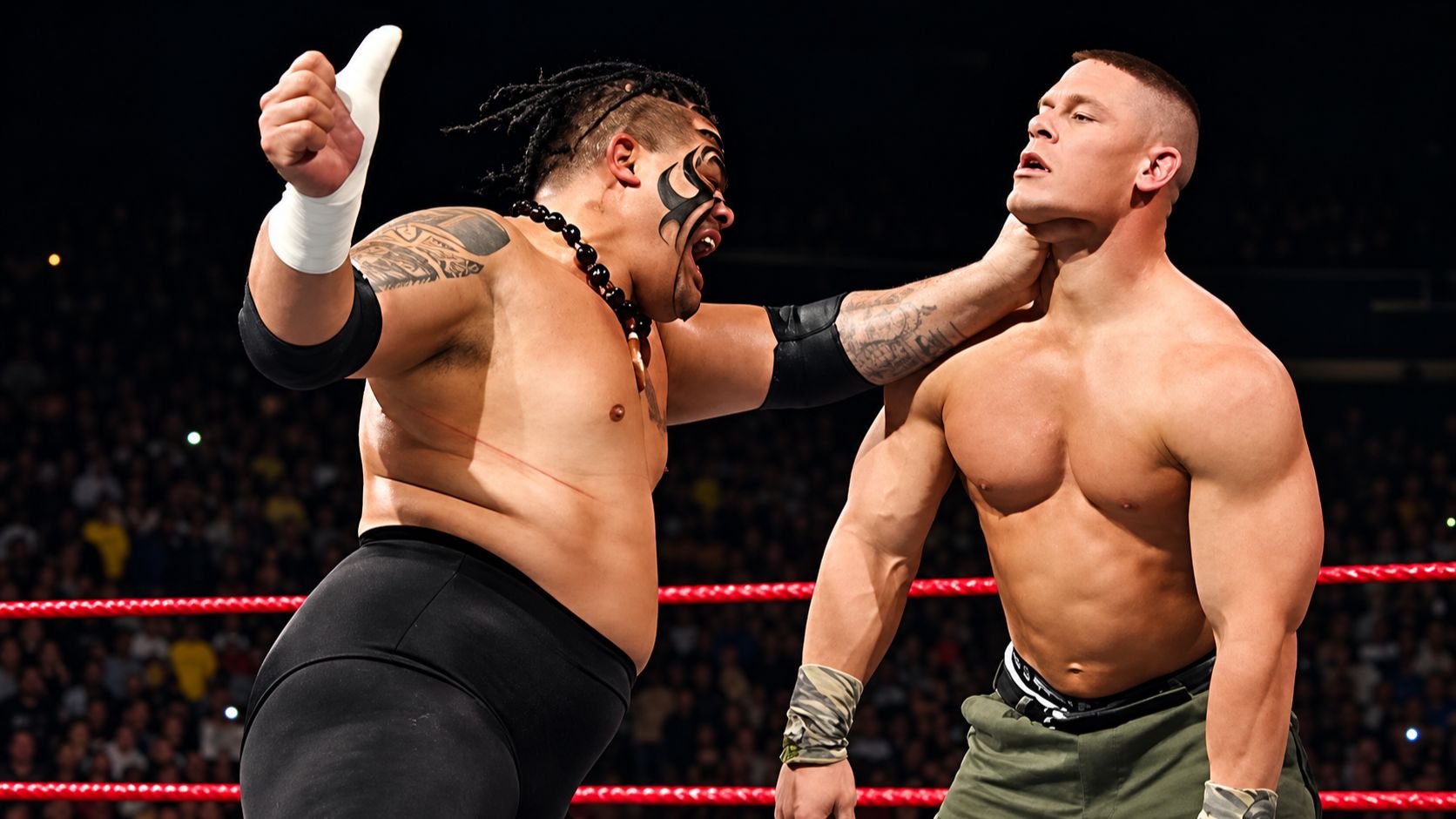 Umaga Vs John Cena (WWE New Year's Revolution, 2007)