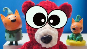Три Кота. Медведь Костя. Мультик для детей. Мультфильм. Игрушки. Игрушка. Игрушки три кота