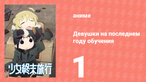 Девушки на последнем году обучения 1 серия (аниме-сериал, 2017)