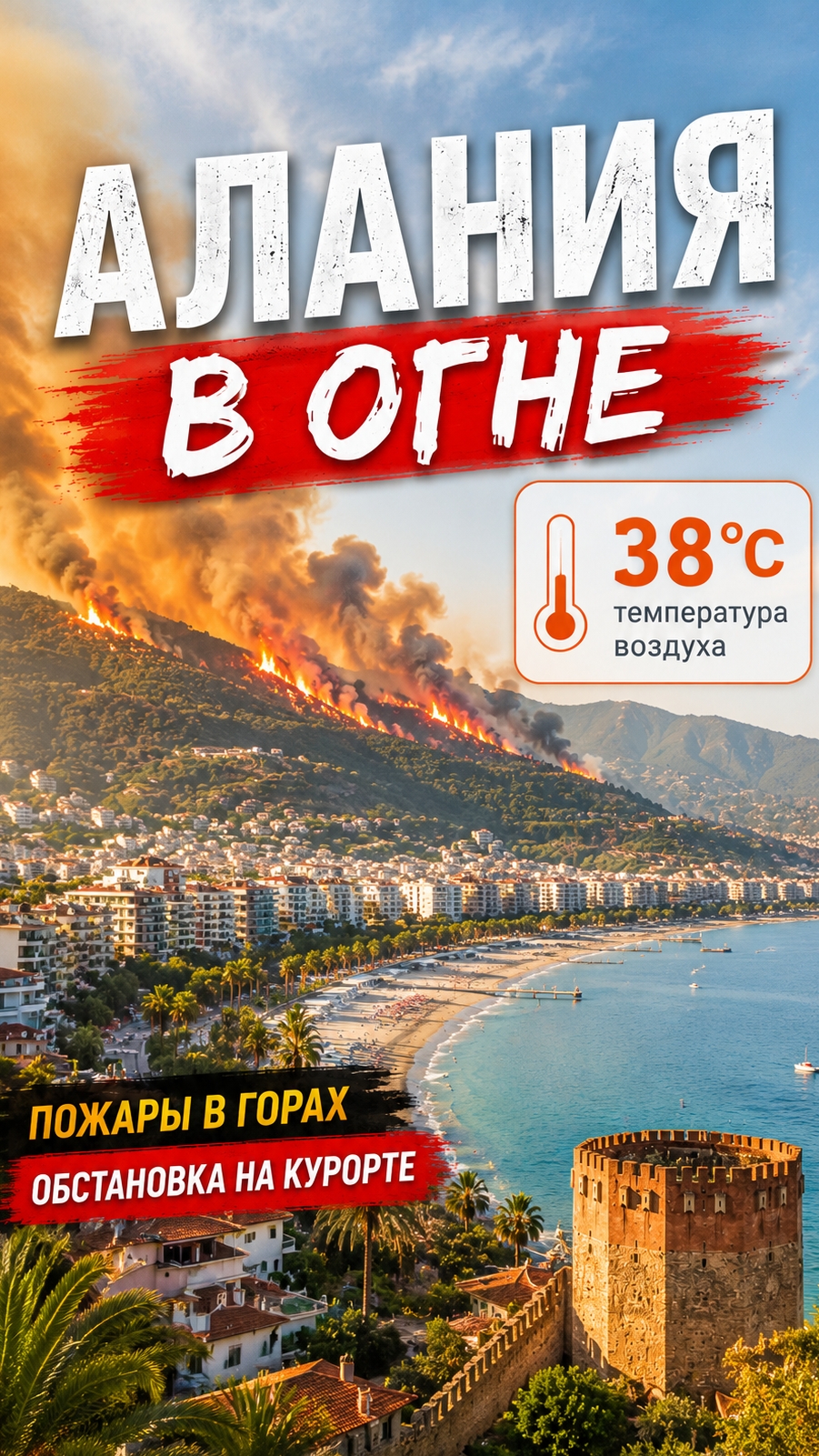 Пожары и раскалённый воздух 🔥🚒30-07-2026