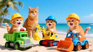 🐾 Мама-кошка подстригает шерсть на ферме и делает тигровую шапку для котят дома🐾🎩🐯