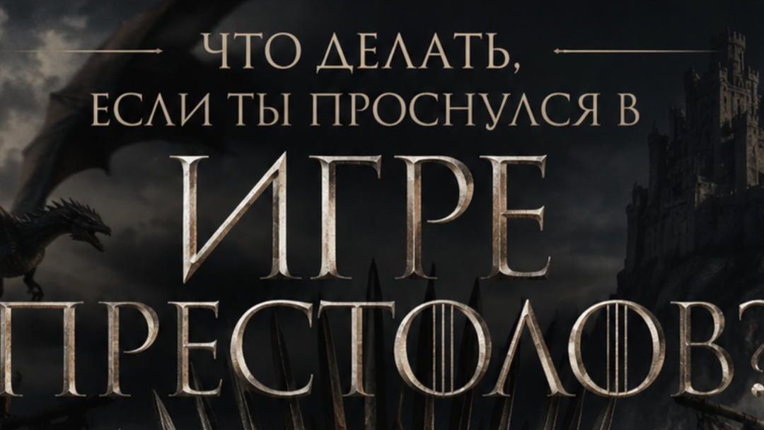 Что делать, если ты оказался в Игре Престолов