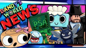 🔥НЕДЕЛЯ ТИШИ🔥НОВАЯ АНМАЦИЯ🔥НОВЫЙ МЕРЧ🔥КОНЦЕР BBNO$ #roblox #dandysworld #dadysworldnews #мирденд