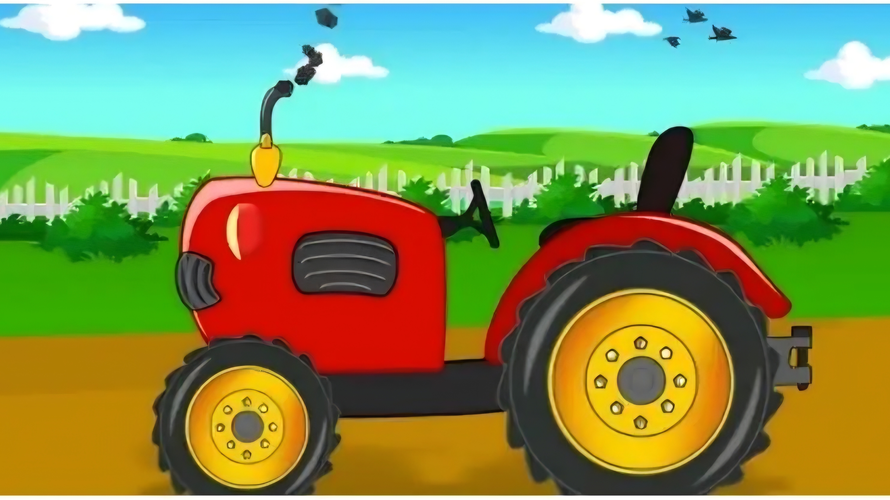 МУЛЬТИК ДЛЯ ДЕТЕЙ ПРО 🚜 КРАСНЫЙ ТРАКТОР. МУЛЬТФИЛЬМЫ ДЛЯ ДЕТЕЙ.