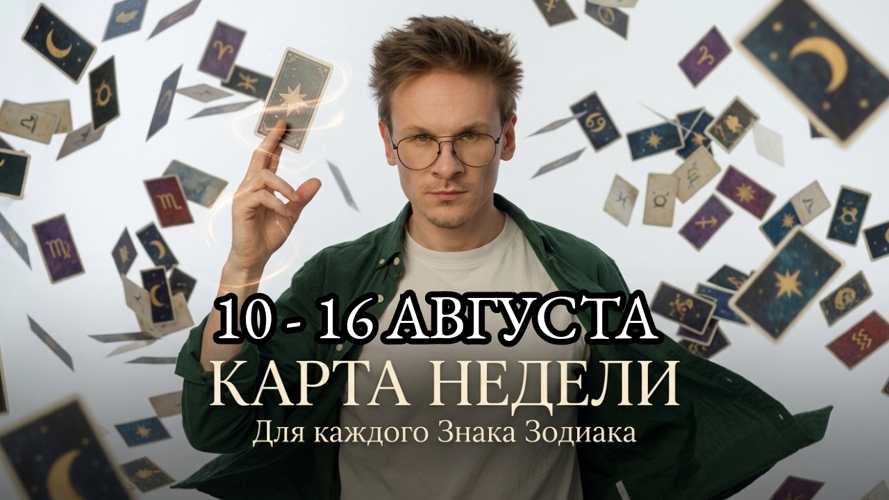 Карта Совет на неделю с 10 по 16 Августа для Всех Знаков Зодиака