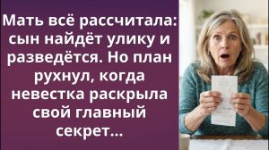 Подкинула невестке улику и горько об этом пожалела | Истории из жизни