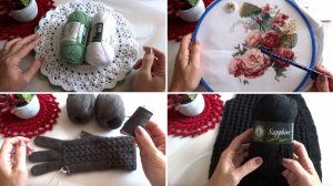 Все мои процессы на конец июля. Вязание и вышивка