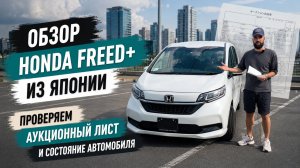 Honda Freed+ из Японии | Полный обзор + проверка аукционного листа