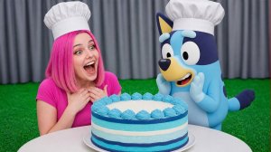 МЫ СЪЕЛИ торт BLUEY и BINGO !