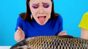 Кулинарный Челлендж# Я против Бабушки # Вкусные Рецепты с Едой от TeenTeam Challenge