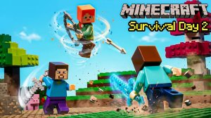 «Голодные игры» Lego Minecraft: Выживание, День 2
