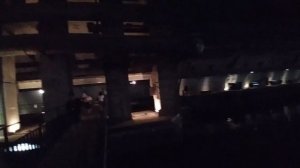 Циклопического размера колонны перекрытий огромного бункера в горе в Крыму на Чёрном море