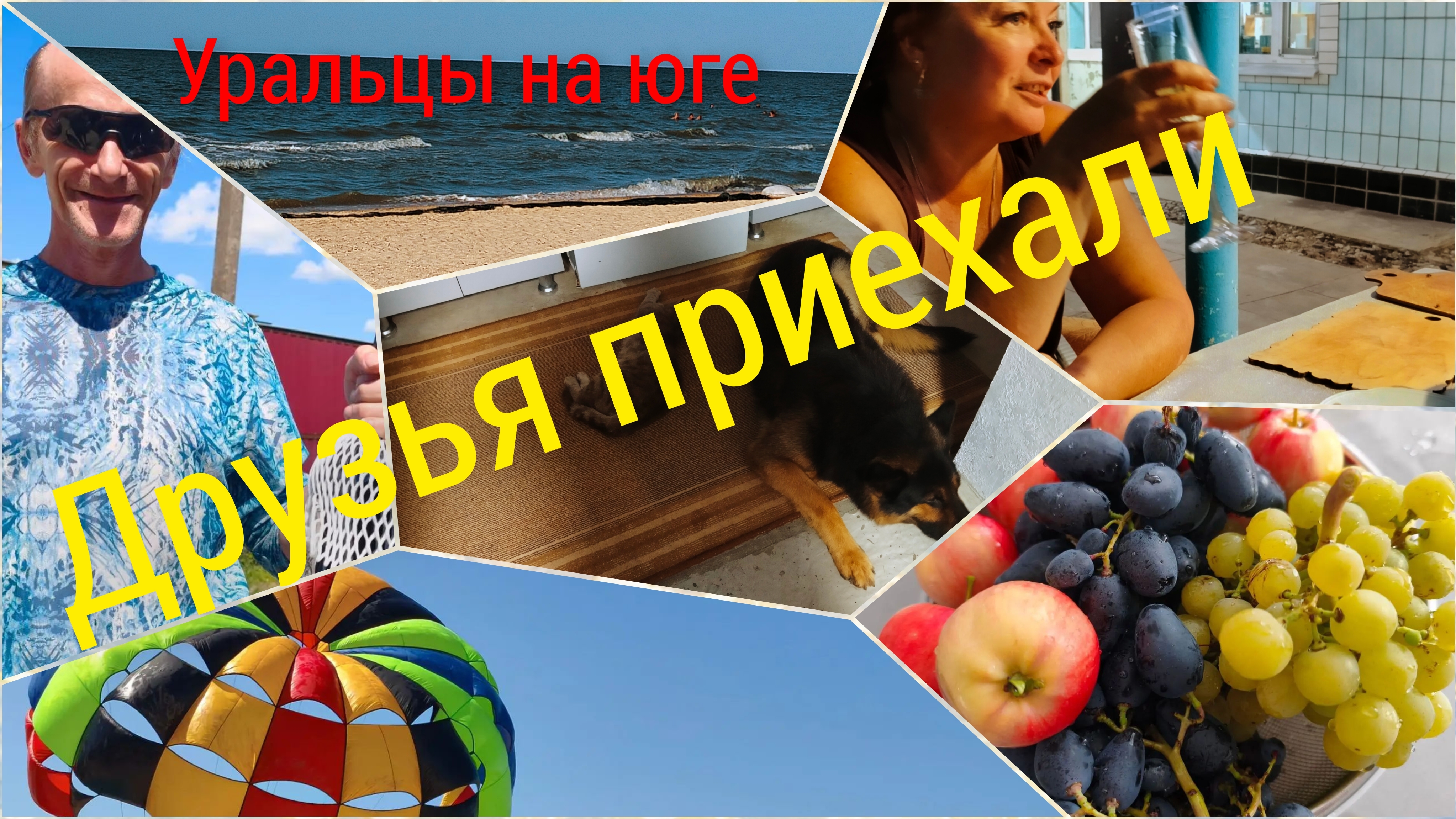 В водовороте дней.Друзья приехали