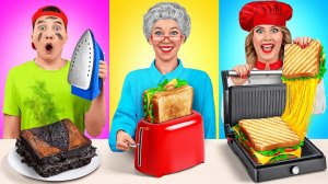 Кулинарный Челлендж# Я против Бабушки # Кухонные гаджеты и Лайфхаки для родителей от Multi DO