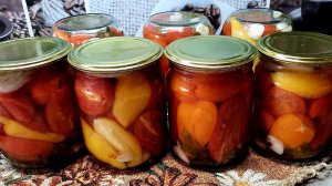 Просто нарежьте ПОМИДОРЫ и Самый Вкусный Рецепт МАРИНОВАННЫХ ТОМАТОВ  готов!