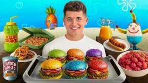Я ПРИГОТОВИЛ ВСЕ БЛЮДА ИЗ ГУБКИ БОБА! Nick DiGiovanni
