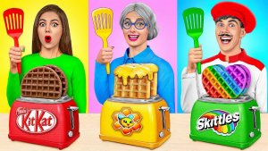 Кулинарный Челлендж_ Я против Бабушки _ Вкусные Рецепты