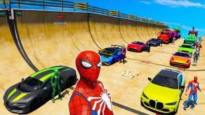 GTA V - Пикачу (Покемон) предстоит эпическая трюковая гонка на легковых автомобилях, грузовиках