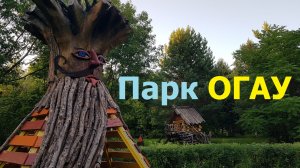 20260731 Прогулка парк ОГАУ памятник Парахину цветы растения арт объекты скульптуры розы город Орёл