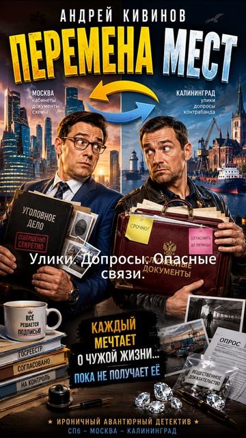 Андрей Кивинов  Перемена мест    #детектив #аудиокнига #слушатьаудиокнигу