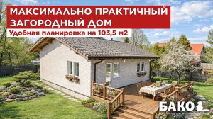 Одноэтажный дом с двумя спальнями. Обзор планировки.