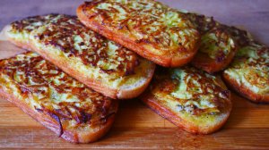 Гренки с кабачком на сковороде Гренки рецепты