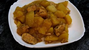 Жаркое по-домашнему с курицей, очень простой и вкусный ужин