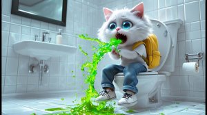 КОТЕН ПРОБОВАЛ ЧУЖУЮ ЕДУ И КОНЦОВКА #cat #ai #aicat